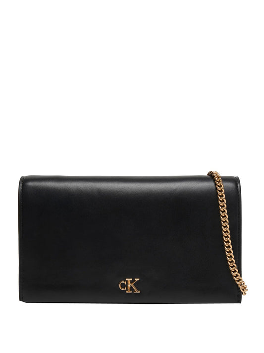 CALVIN ACC.1USCITA Calvin Klein Borsa A Tracolla Wallet On Chain - Nero Nero