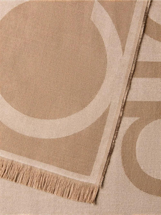 CALVIN ACC.1USCITA Calvin Klein Stola Oversize Logo Jacquard - Beige Beige