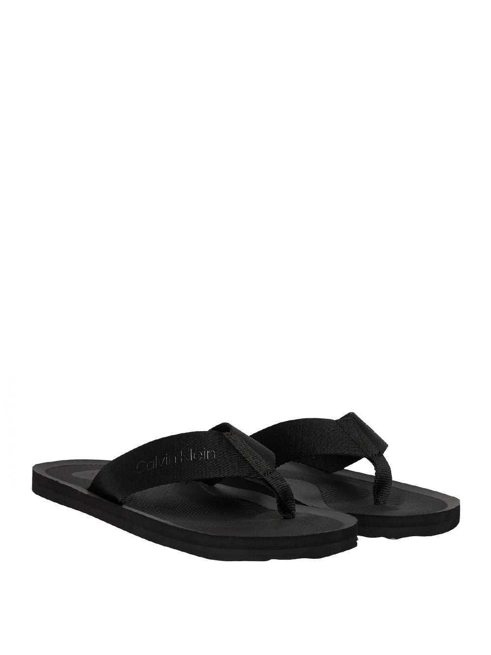 CALVIN CALZATURE 2USCITA Calvin Klein Infradito City Thong Slide - Nero Triple Black