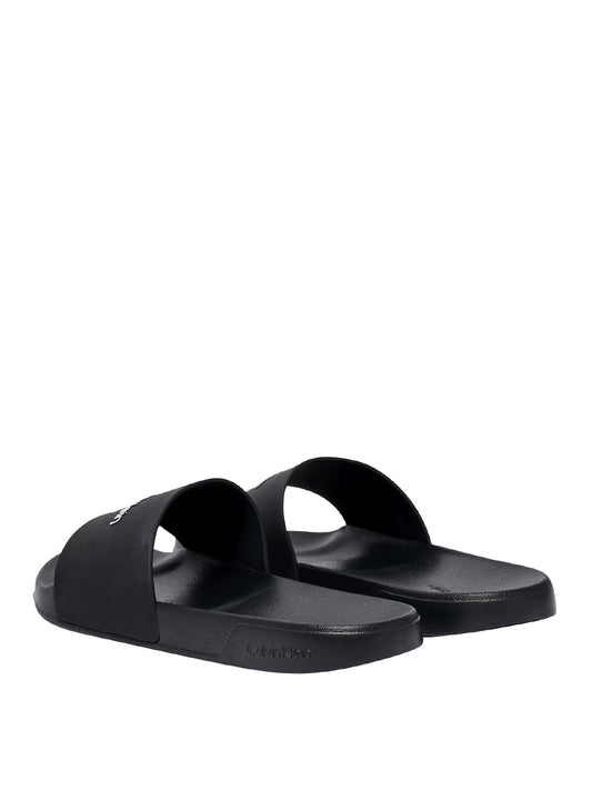 CALVIN CALZATURE 2USCITA Calvin Klein Infradito Chanclas Ess Slide Monobrand - Nero Triple Black