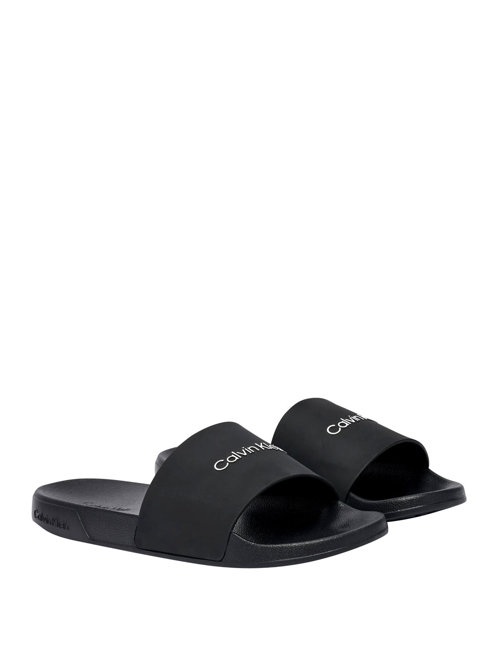 CALVIN CALZATURE 2USCITA Calvin Klein Infradito Chanclas Ess Slide Monobrand - Nero Triple Black