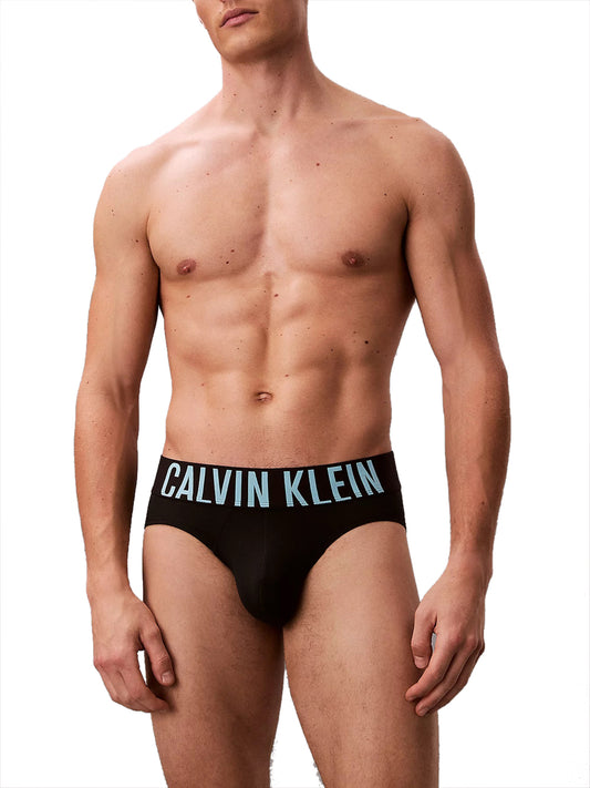 CALVIN UNDERWEAR Slip Calvin Klein In Confezione Da 3 Intense Power Cotton - Nero Nero