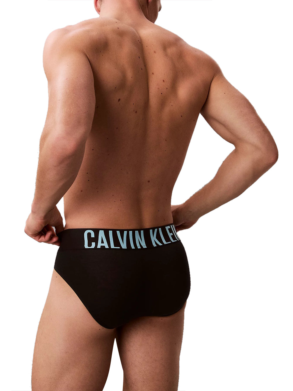 CALVIN UNDERWEAR Slip Calvin Klein In Confezione Da 3 Intense Power Cotton - Nero Nero
