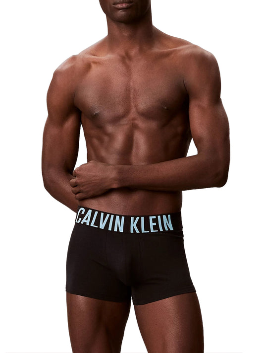 CALVIN UNDERWEAR Calvin Klein Boxer corti in confezione da 3 Intense Power Cotton Nero Nero