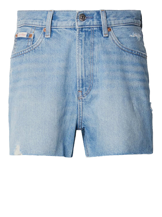CALVIN2 2USCITA Short Calvin Klein 90S 3 In Bardo Denim Bardot Blue