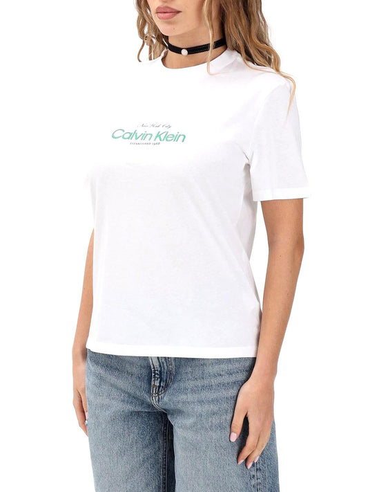 CALVIN2 2USCITA T-Shirt Calvin Klein LV047F810G Bianco Bright White