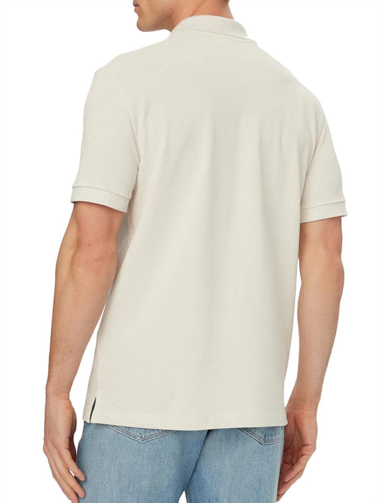 CALVIN2 2USCITA Polo Calvin Klein Ss Open Collar Casual White Sand White Sand