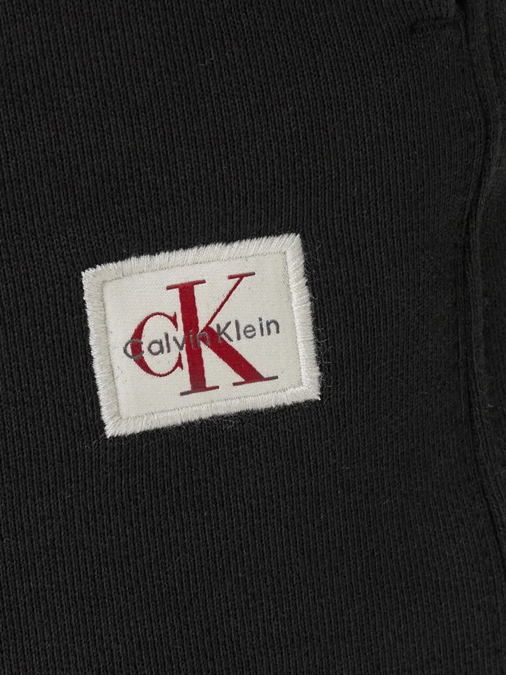 CALVIN2 2USCITA Short Calvin Klein Sportivi 350Terry Badge - Nero Nero