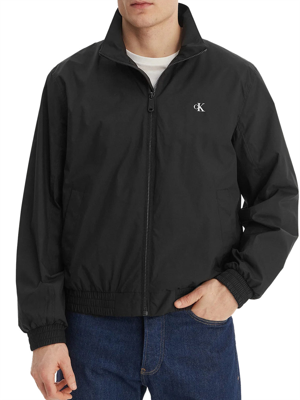 CALVIN2 2USCITA Calvin Klein Giacca Harrington Transition - Nero BLACK
