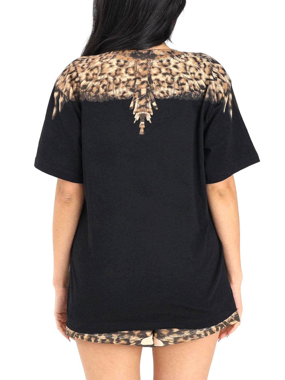 COUNTY OF MILAN County Of Milan T-Shirt 26ECM30166 - Nero Animalier NERO/ANIMALIER