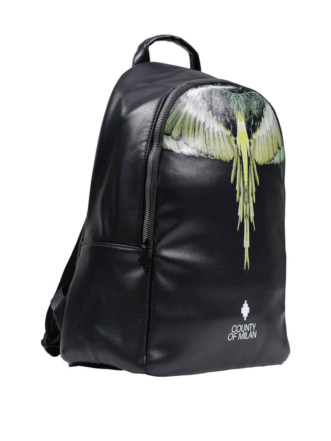 COUNTY OF MILAN Zaino Marcelo Burlon Printed - Nero/Giallo Nero/giallo