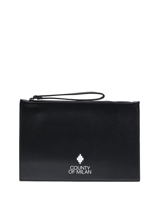 COUNTY OF MILAN Pochette Marcelo Burlon - Nero Nero