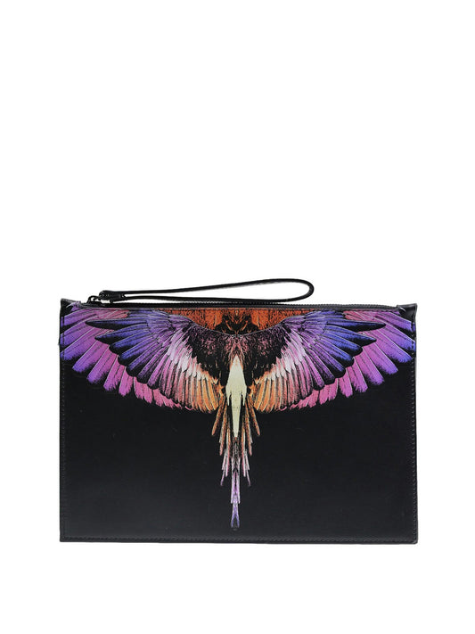 COUNTY OF MILAN Pochette Marcelo Burlon - Nero/Multi NERO/MULTI
