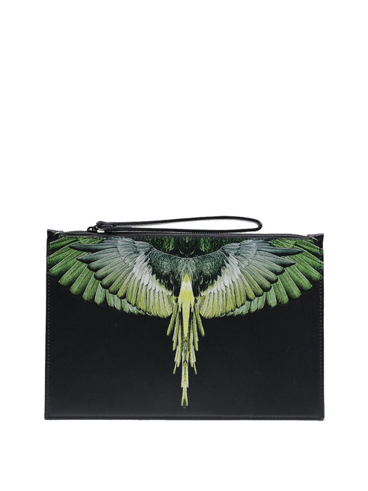 COUNTY OF MILAN Pochette Marcelo Burlon - Nero/Giallo Nero/giallo