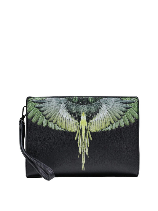COUNTY OF MILAN Pochette Marcelo Burlon - Nero/Giallo Nero/giallo