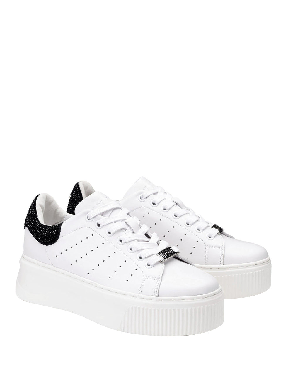 CULT PRE Cult Sneakers Perry 3162 Bianco Nero Bianco/nero