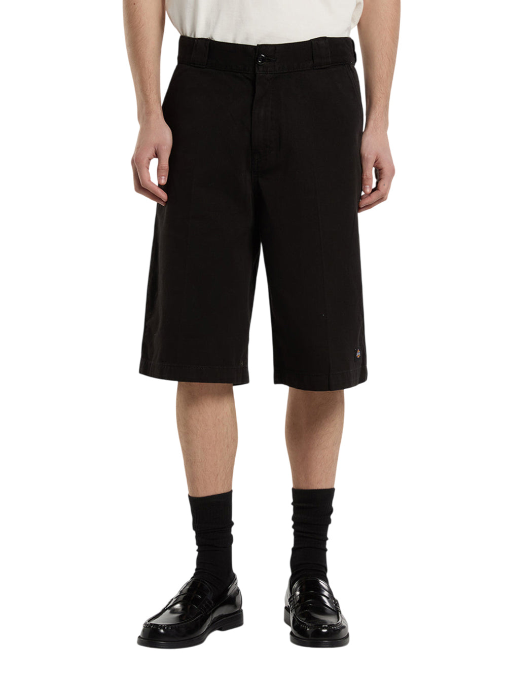 DICKIES Bermuda Da Lavoro 247 13-Inch Tinti In Capo Loose - Neri Nero