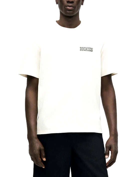 DICKIES T-Shirt Dickies Buchtell - Bianco EGRET