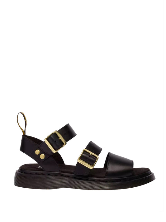 DR MARTENS Sandalo Basso Dr Martens Gladiator Gryphon - Nero Nero