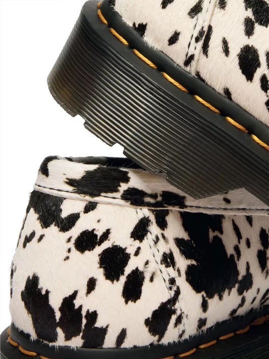 DR MARTENS Mocassini Dr Marterns Penton Dalmatian Print - Crema/Nero CREMA/NERO