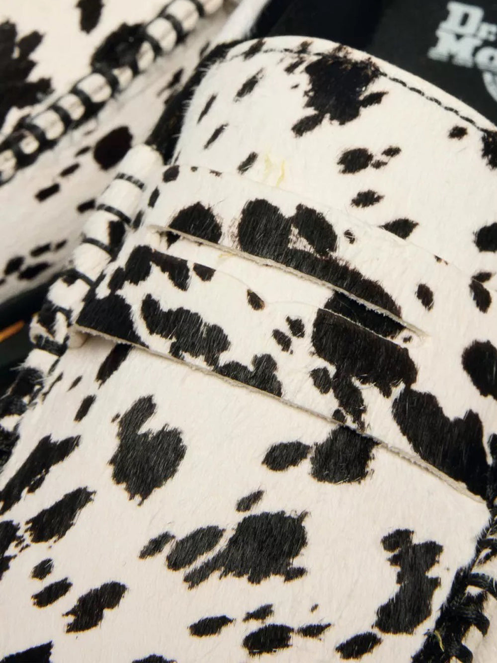 DR MARTENS Mocassini Dr Marterns Penton Dalmatian Print - Crema/Nero CREMA/NERO
