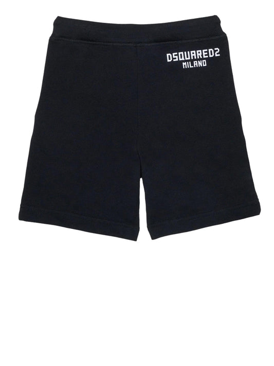 DSQUARED2 Dsquared BermudaTinta Unita - Nero Nero