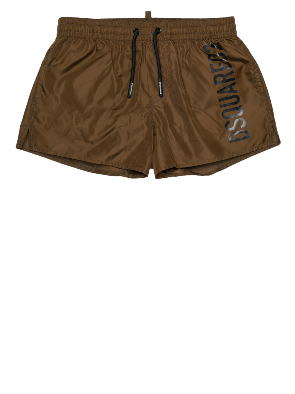 DSQUARED2 Dsquared Short Mare Logo Frontale - Marrone Marrone