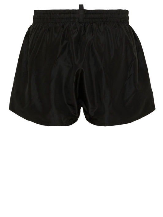 DSQUARED2 Dsquared Short Mare Logo Frontale - Nero Nero