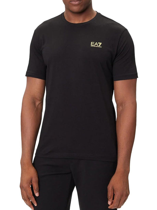 EA7 T-Shirt Ea7 - Nero/Oro Black / Gold