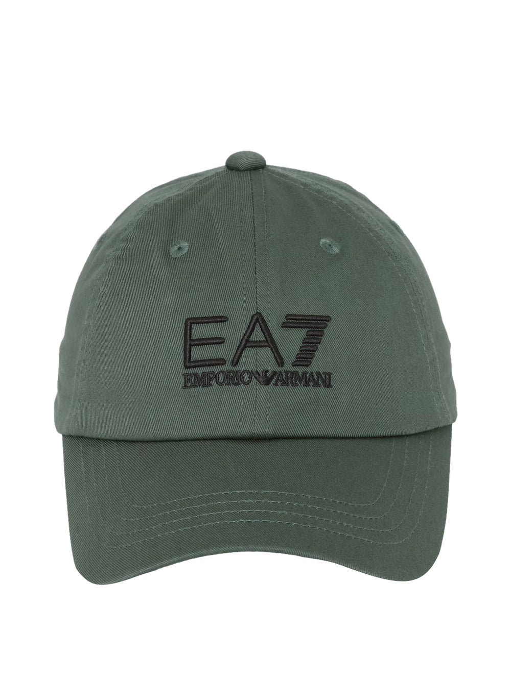 EA7 Cappello Ea7 In Cotone - Verde Cilantro/Black