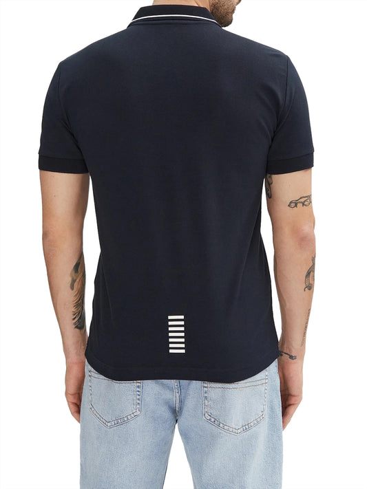 EA7 Ea7 Polo Logo Frontale - Navy Armani Blue