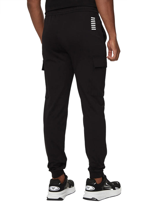 EA7 EA7 Pantalone Tuta Logo Frontale - Nero BLACK