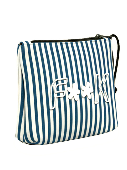 F**K Regular Pochette F**K - Bianco/Blu Bianco/blu