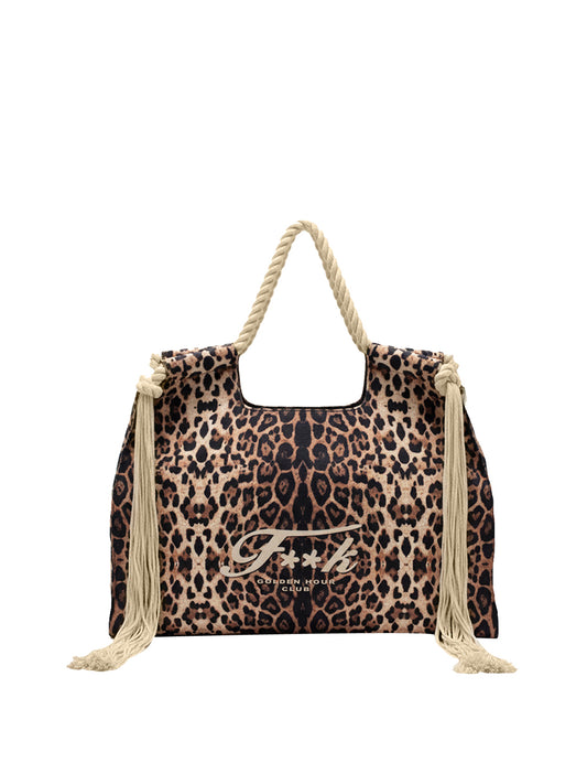 F**K Maxi Bag F**K - Leopardato LEOPARD