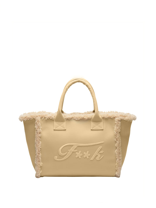 F**K Borsa a Mano F**K - Beige Beige