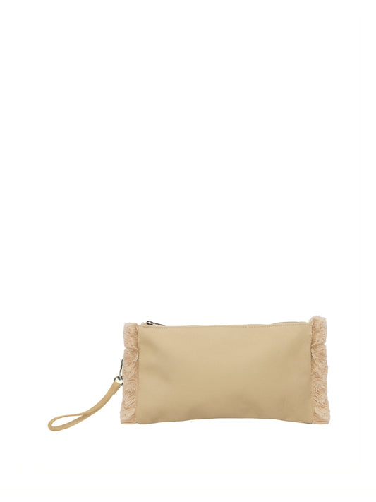 F**K Mini Pochette F**K - Beige Beige