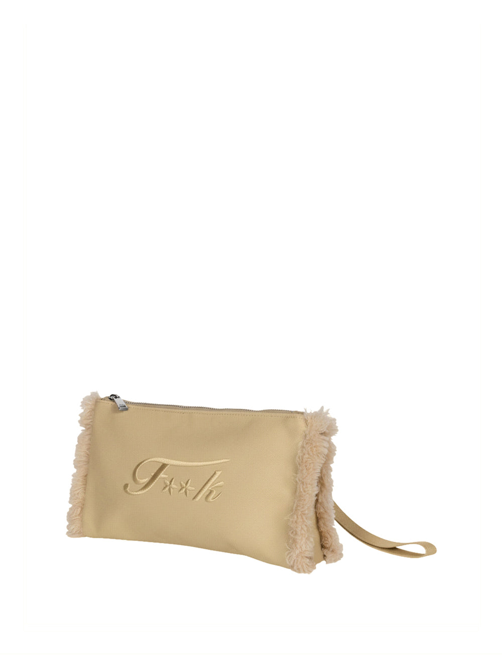F**K Mini Pochette F**K - Beige Beige
