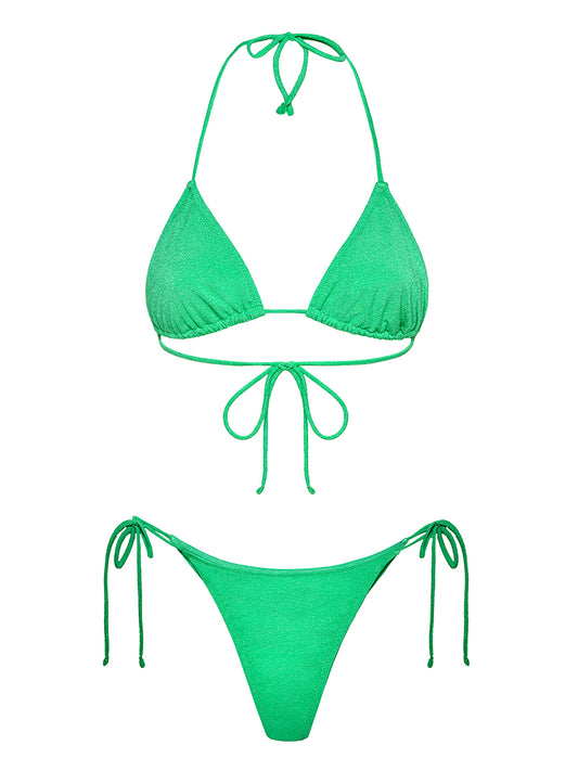 F**K Bikini Triangolo Con Slip Regolabile F**K - Acquamarina Acquamarine
