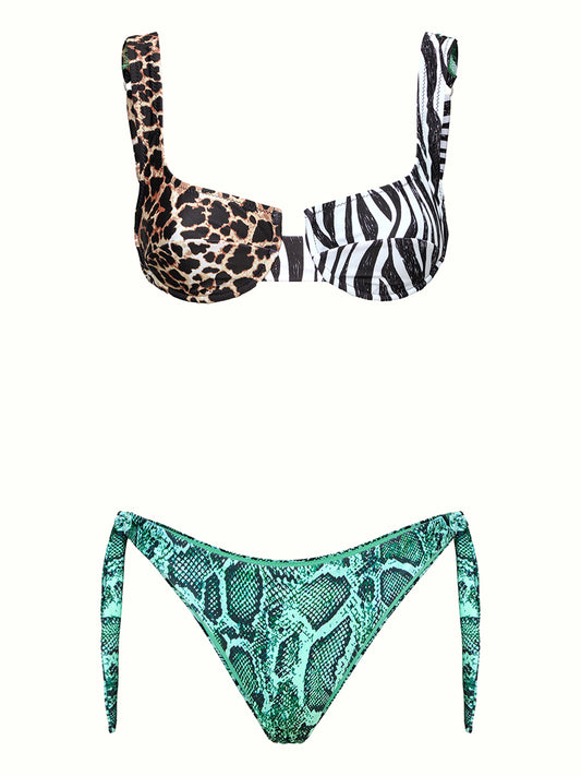 F**K Bikini Reggiseno Con Ferretto E Slip Regolabile F**k - Fantasia FANTASIA