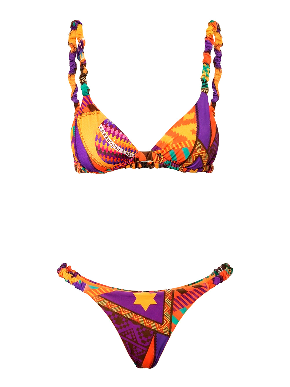 F**K Bikini Triangolo Con Slip Fisso F**K - Multi MULTI