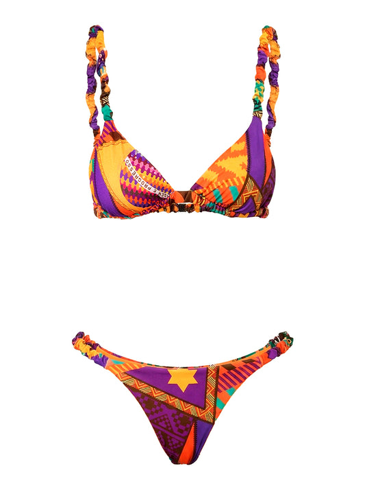 F**K Bikini Triangolo Con Slip Fisso F**K - Multi MULTI