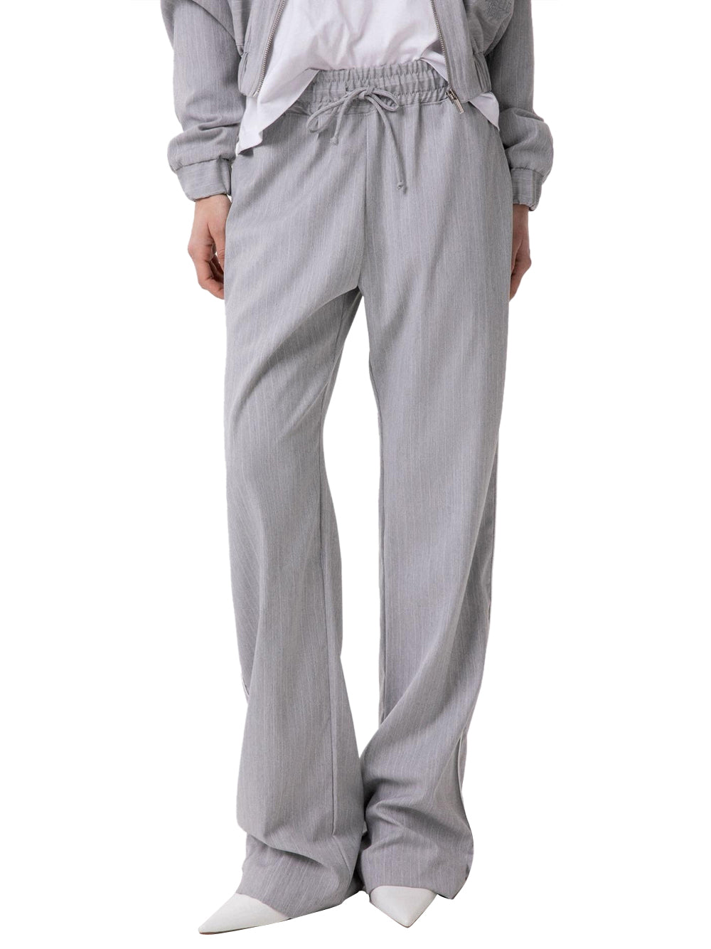 GAELLE PARIS Pantalaccio Gessato Gaelle Paris GAABW09813 - Grigio Grigio