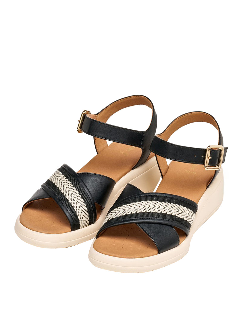 GEOX Geox Sandalo Meliconia - Nero Nero