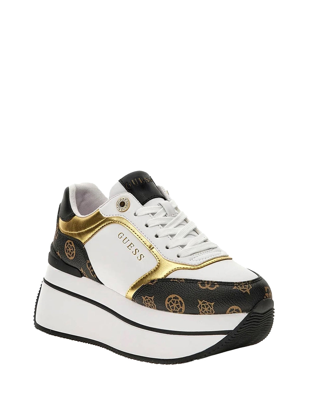 GUESS 1 USCITA Sneakers Guess Camrio - Bianco/Marrone White/Brown