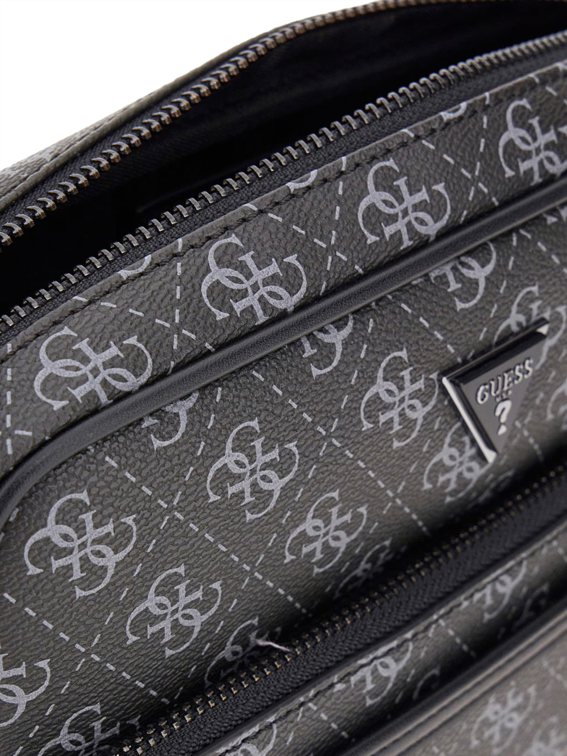 GUESS 1 USCITA Borsa a Tracolla Milano Crossbody Double Zip Guess - Nero Nero