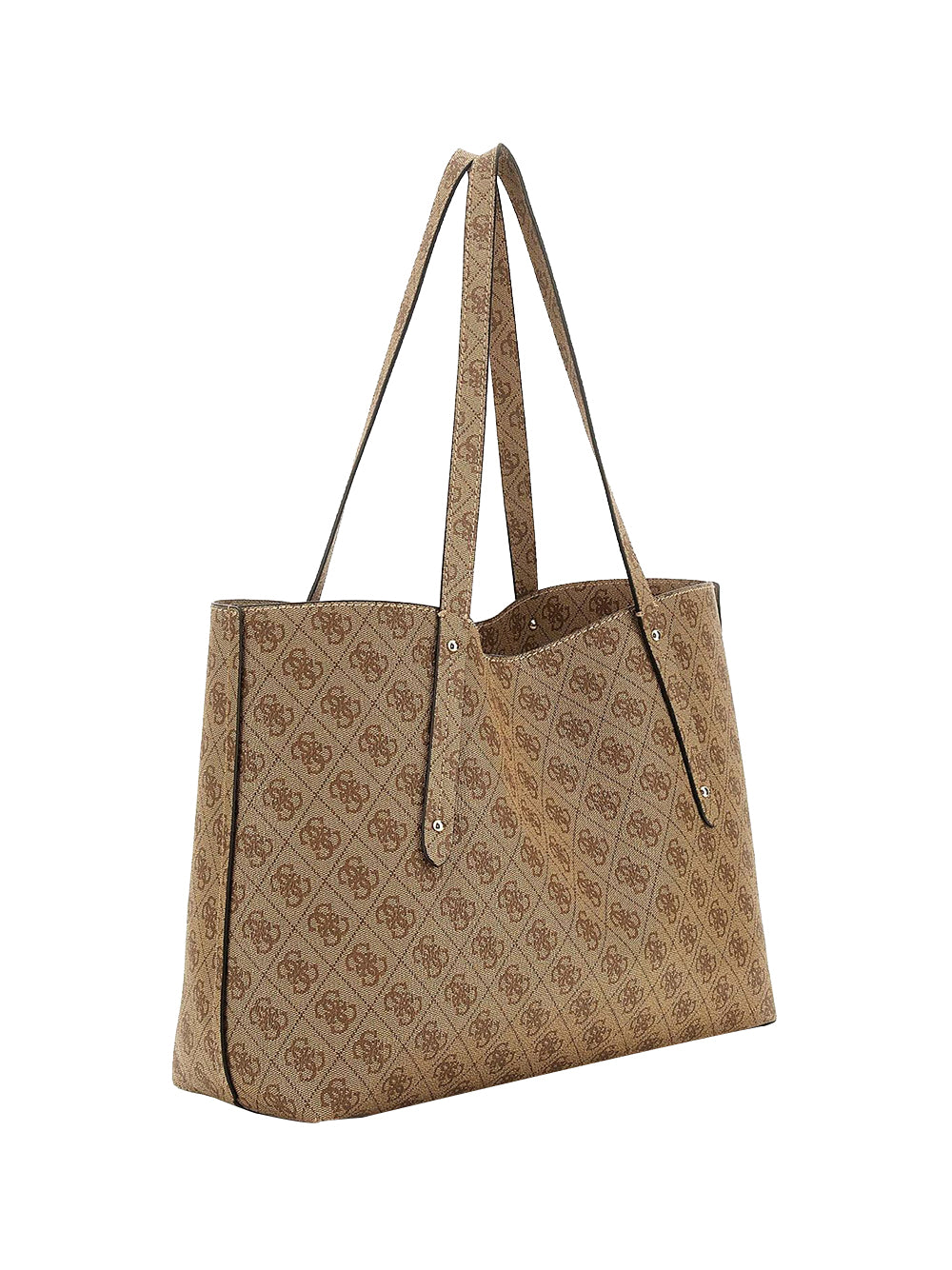 GUESS 1 USCITA Guess Shopper Brenton Tote - Marrone Latte Logo