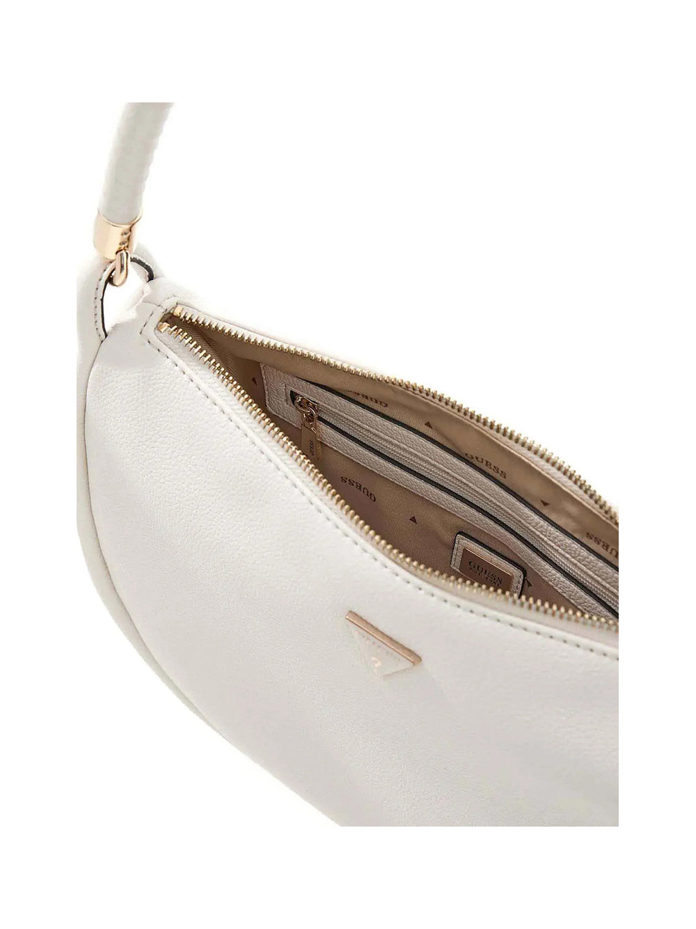 GUESS 2 USCITA Borsa A Spalla Guess Danya Hobo - Bianco Off White