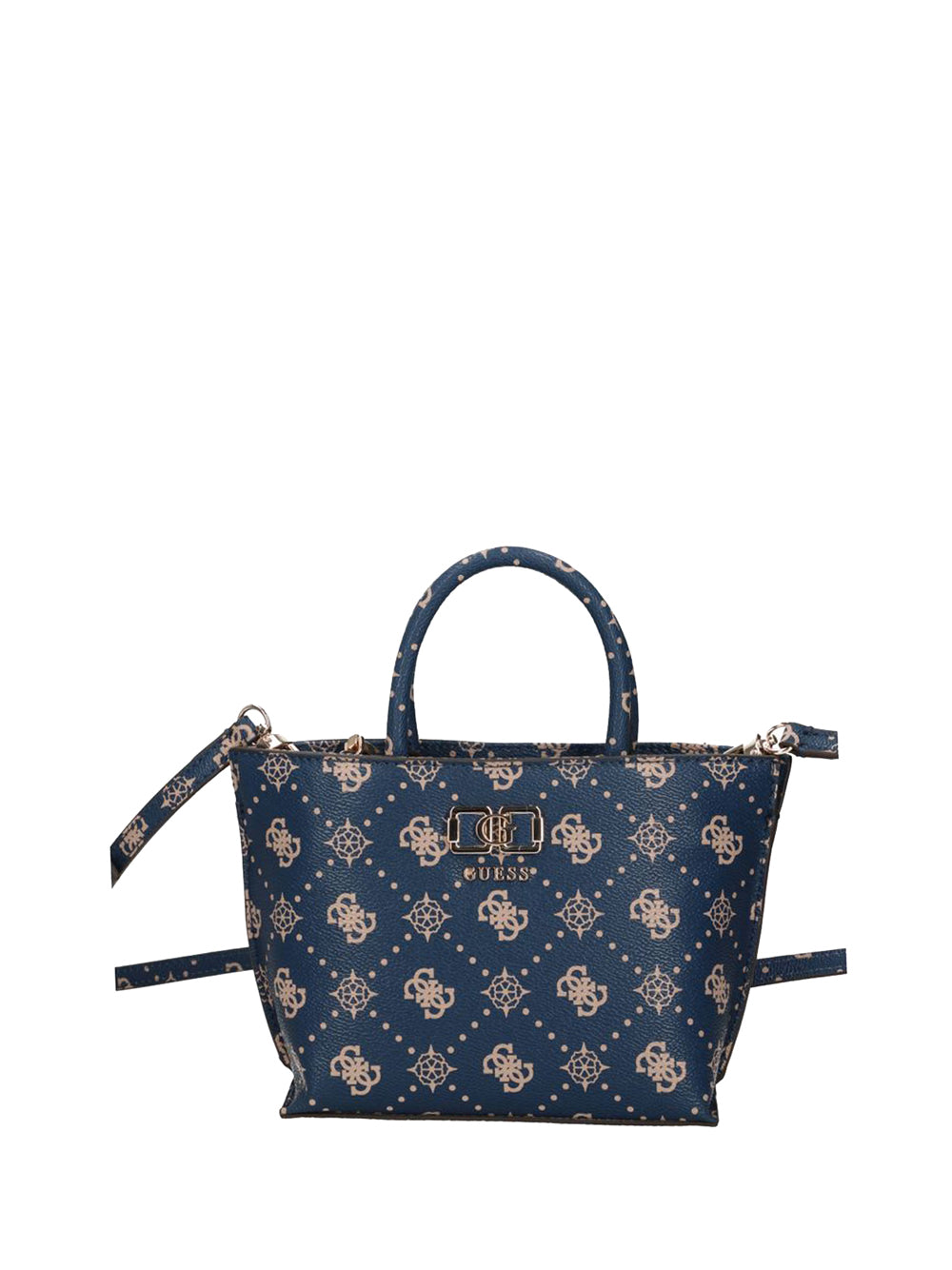 GUESS 2 USCITA Borsa A Mano Guess Emelie Logo Mini Tote - Blu Navy NAVY