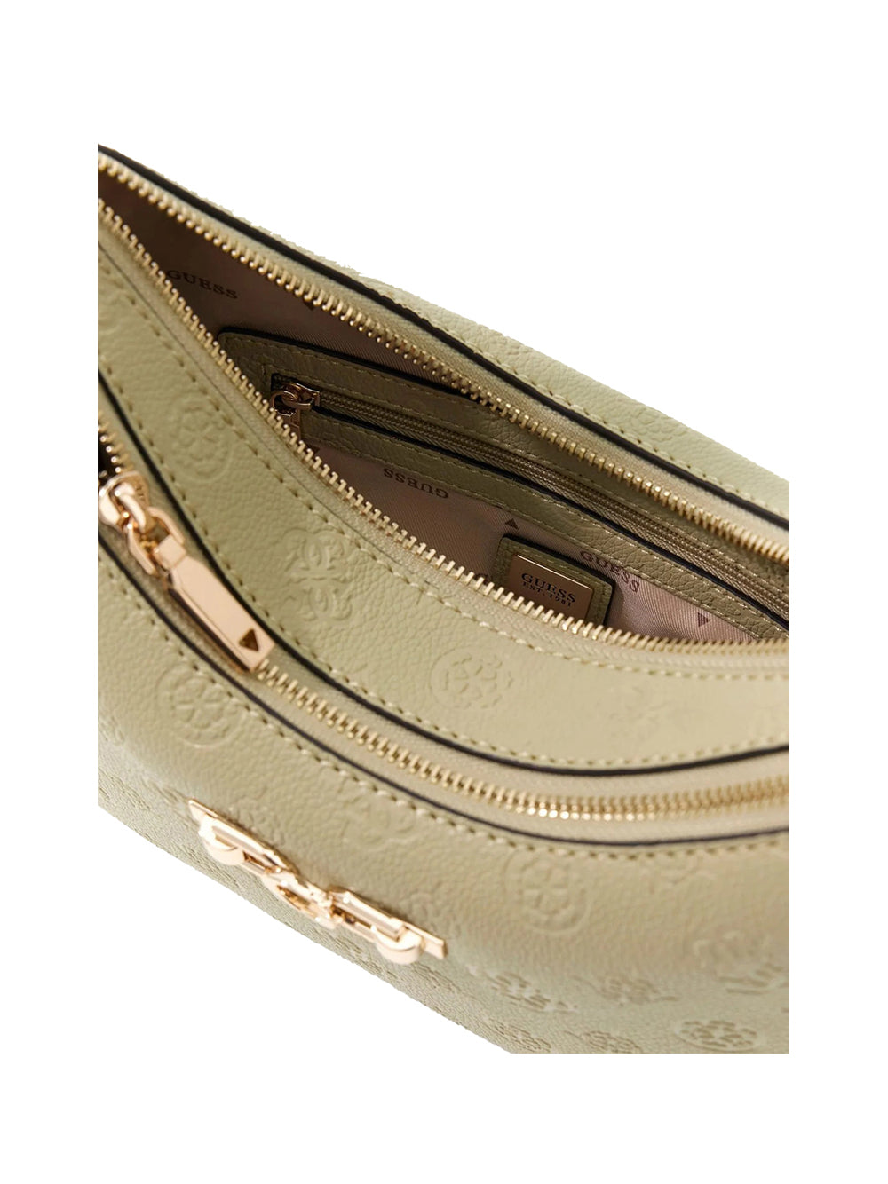 GUESS 2 USCITA Borsa A Spalla Guess Anise - Salvia Sage Logo