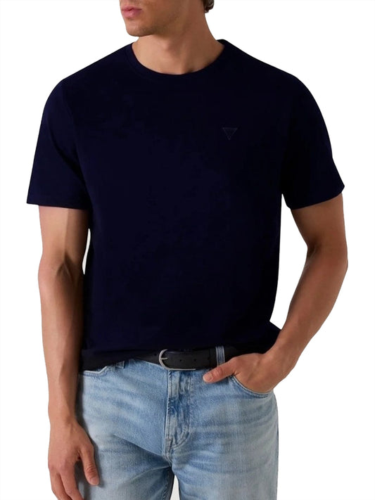 GUESS 2 USCITA T-Shirt Guess Cn Ss Small Patch Co - Blu Blu